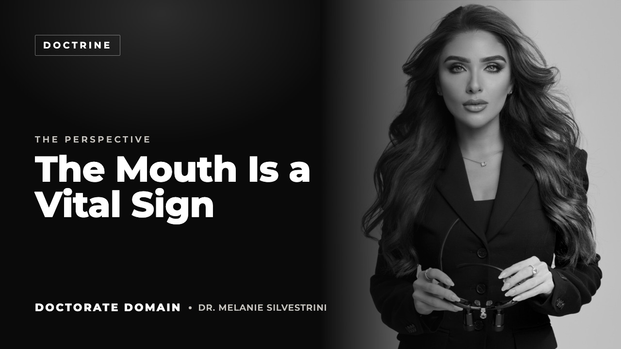 The Mouth Is a Vital Sign, coming soon